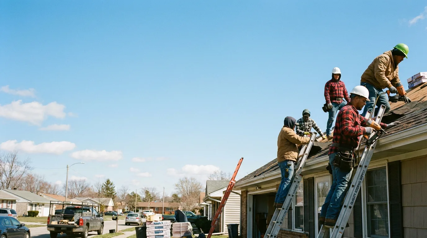 Roofing in Mcqueeney, TX near me